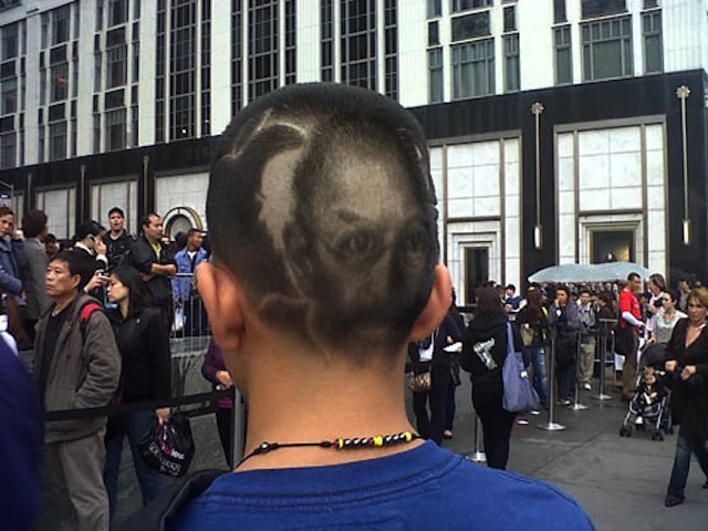 Steve Jobs Memorial Haircut